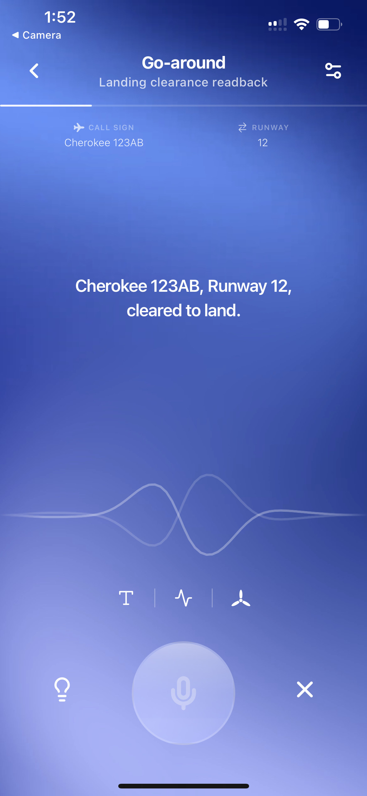 Multi-phase scenario training